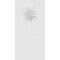 Ekena Millwork Standard Foster Spiral Plinth Block With Square Edge, 3 1/2"W x 7"H x 3/4"P PBP035X070X075FOS12 - alternate 3